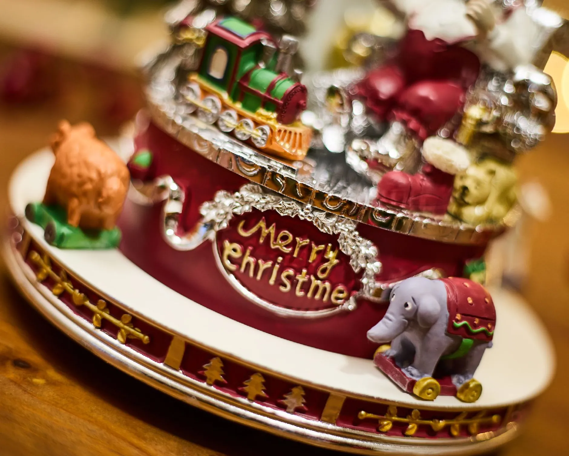 Idea regalo natale giostra musicale babbo natale Selezione zanolli