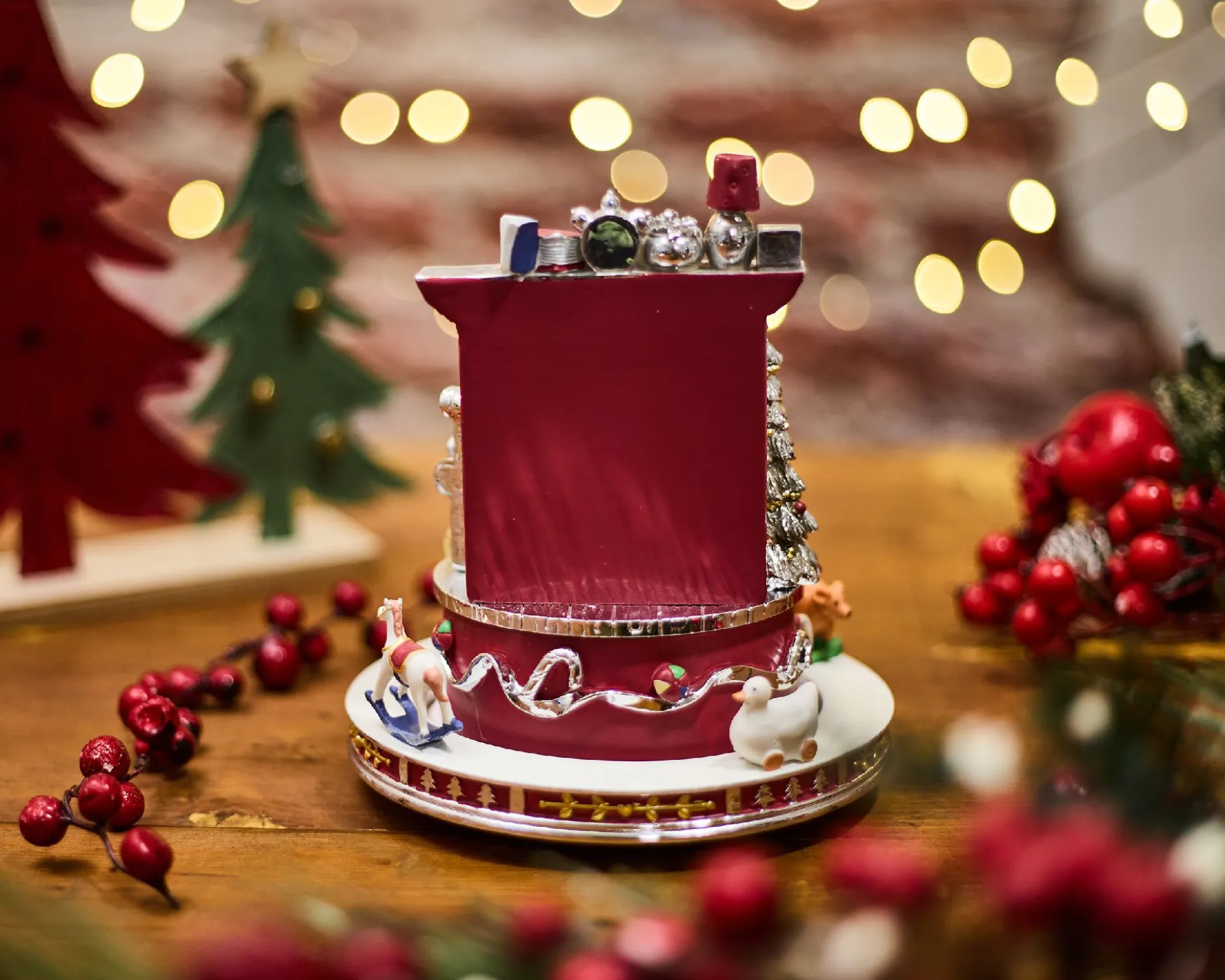 Idea regalo natale giostra musicale babbo natale Selezione zanolli