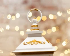 Idea regalo natale lanterna babbo natale rossa Selezione zanolli