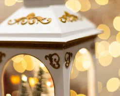 Idea regalo natale lanterna babbo natale rossa Selezione zanolli