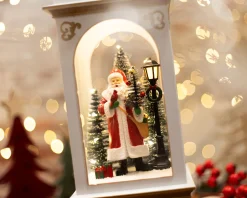 Idea regalo natale lanterna babbo natale rossa Selezione zanolli