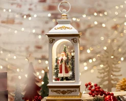 Idea regalo natale lanterna babbo natale rossa Selezione zanolli
