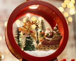 Idea regalo natale lanterna slitta rossa Selezione zanolli