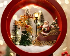 Idea regalo natale lanterna slitta rossa Selezione zanolli