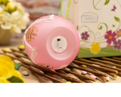 Idea regalo pasqua uovo luminoso decorato rosa con luce led Selezione zanolli