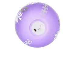 Idea regalo pasqua uovo luminoso decorato viola con luce led Selezione zanolli
