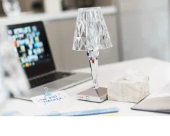 Lampada battery cromata Kartell