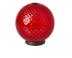 Lampada da tavolo balloton luce vetro di murano rosso Venini