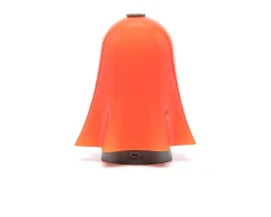 Lampada da tavolo fantasmino vetro di murano ricaricabile arancio Venini