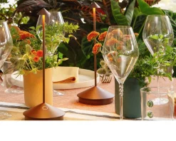 Lampada da tavolo pina corten Zafferano