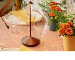 Lampada da tavolo pina corten Zafferano