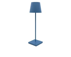 Lampada da tavolo poldina pro blu avio Zafferano