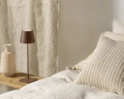 Lampada da tavolo poldina pro corten Zafferano