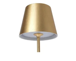 Lampada da tavolo poldina pro foglia d'oro Zafferano
