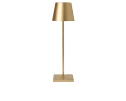 Lampada da tavolo poldina pro foglia d'oro Zafferano