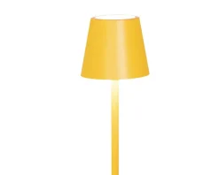 Lampada da tavolo poldina pro micro ocra Zafferano
