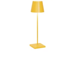 Lampada da tavolo poldina pro ocra Zafferano