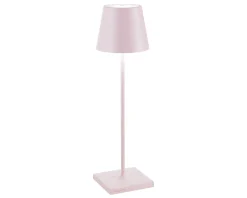 Lampada da tavolo poldina pro rosa Zafferano