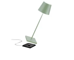 Lampada da tavolo poldina pro salvia Zafferano
