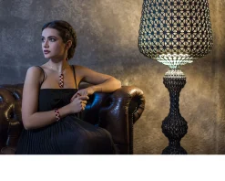 Lampada kabuki nera con dimmer Kartell