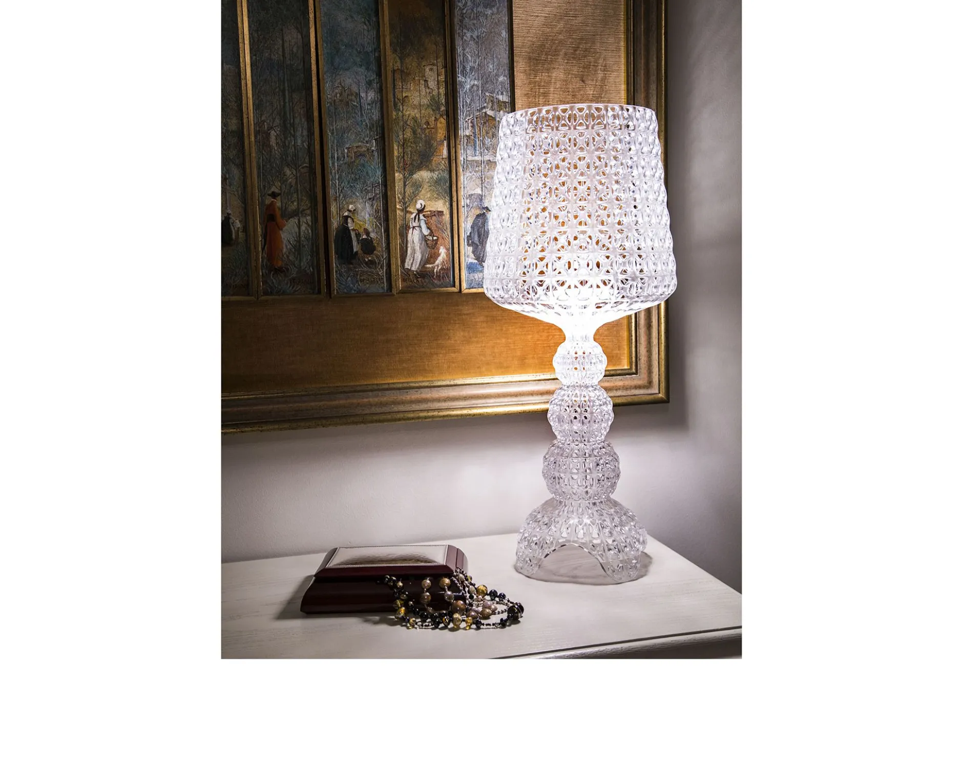Lampada mini kabuki colore trasparente Kartell