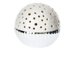 Lampada sfera bianca con luce led Selezione zanolli