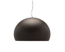 Lampada sospensione big fl/y marrone opaco Kartell