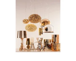 Lampada sospensione bloom rame Kartell