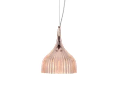 Lampada sospensione e' rosa Kartell