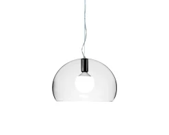 Lampada sospensione small fl/y trasparente Kartell
