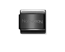 Link base composable classic acciaio nero Nomination