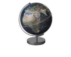 Mappamondo con globo illuminato a led e supporto in metallo Selezione zanolli