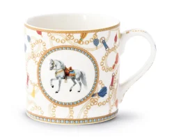 Mug cheval porcellana Pozzi milano