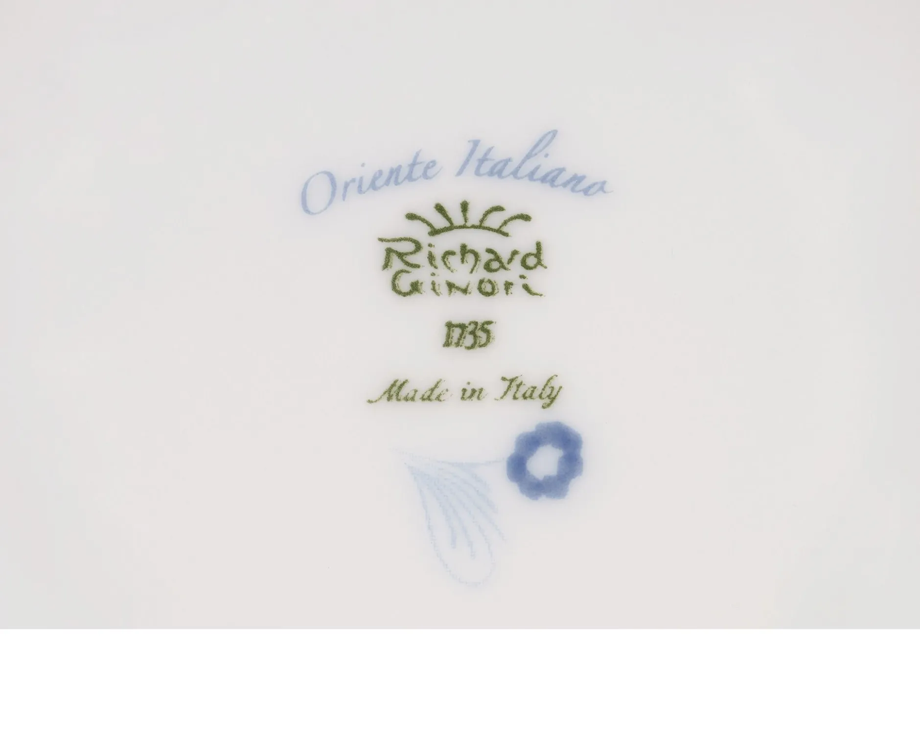 Mug oriente italiano citrino porcellana Richard ginori