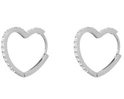 Orecchini argento cuore con zirconi Liu jo