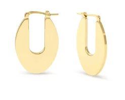 Orecchini dinamica in bronzo dorato Unoaerre