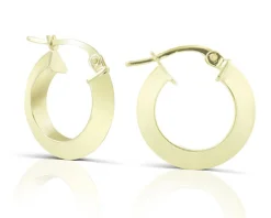 Orecchini oro 9 kt con cerchio Unoaerre