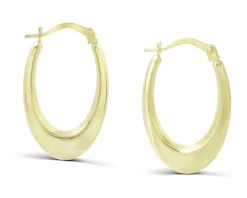Orecchini oro 9 kt con ovali Unoaerre