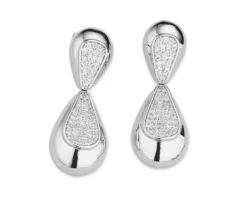 Orecchini ottone con cubic zirconia Sovrani