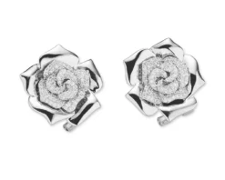 Orecchini rosa ottone con cubic zirconia Sovrani