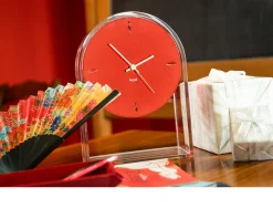 Orologio air du temps rosso cristallo Kartell