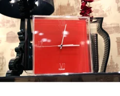 Orologio da parete tic&tac colore rosso aranciato Kartell