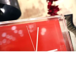 Orologio da parete tic&tac colore rosso aranciato Kartell
