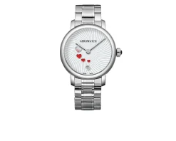 Orologio da polso donna acciaio con cuori Aerowatch