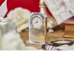 Orologio da tavolo argento lucido Selezione zanolli