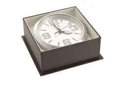 Orologio da tavolo fora acciaio spazzolato Nepro