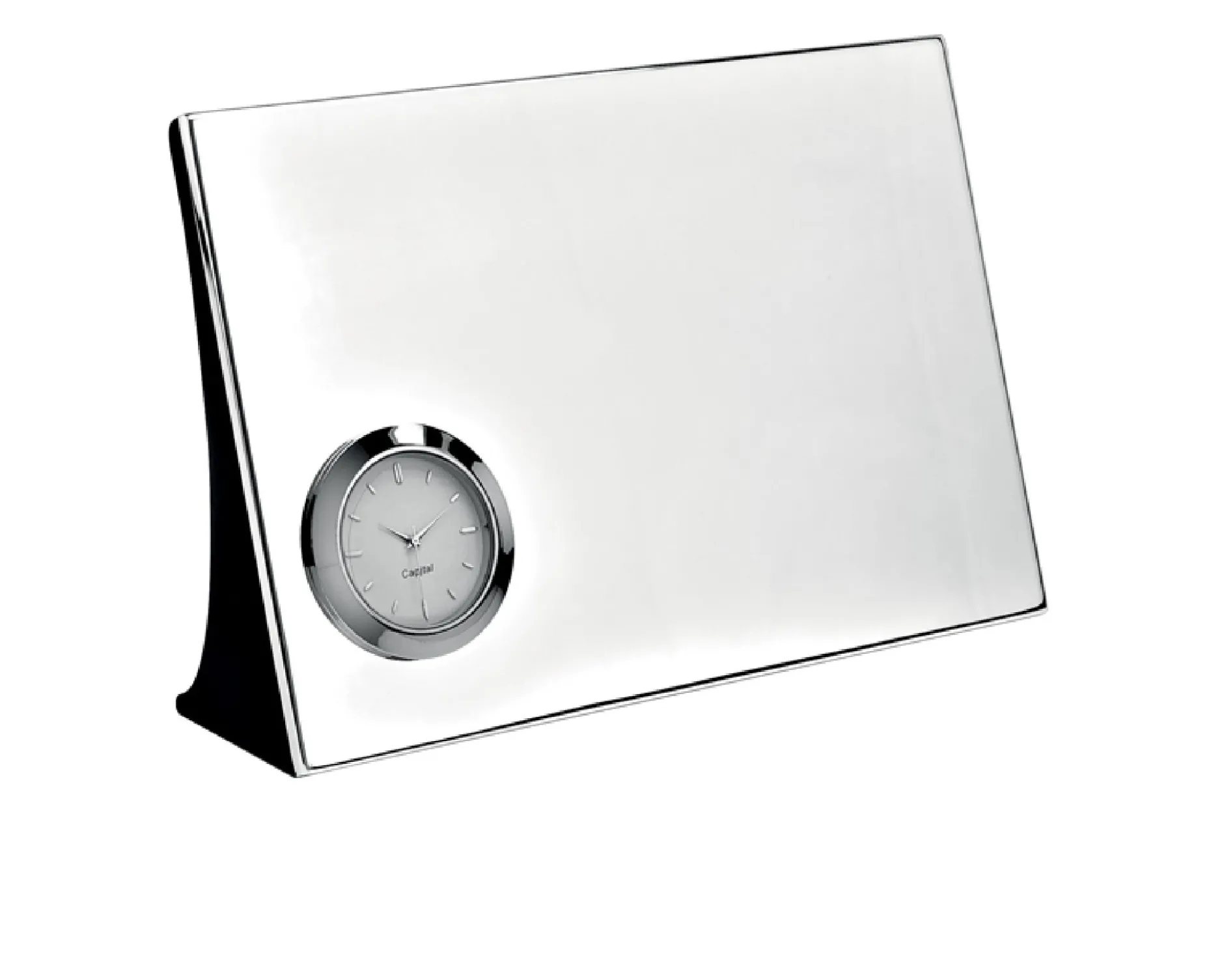 Orologio da tavolo silver plated con luxury box Selezione zanolli