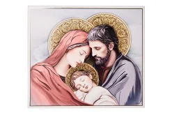 Pannello sacra famiglia con foglia oro Selezione zanolli