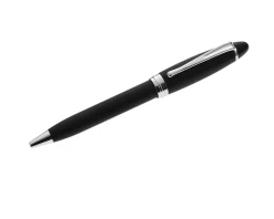 Penna a sfera ipsilon satin nera Aurora