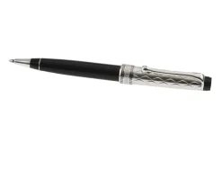 Penna a sfera optima riflessi argento Aurora